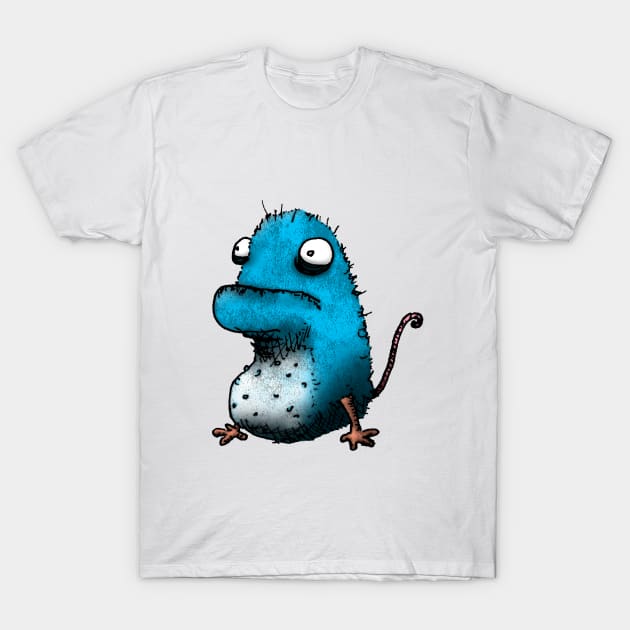 Weird Blue Creature T-Shirt by onibug